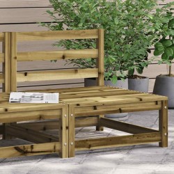 Canapé de jardin sans accoudoirs 70x70x67 cm bois pin imprégné 