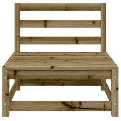 Canapé de jardin sans accoudoirs 70x70x67 cm bois pin imprégné 