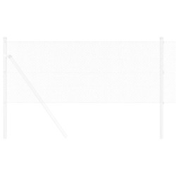 Clôture Hexagonale Grise Argent 0.6 x 10 m Acier galvanisé 