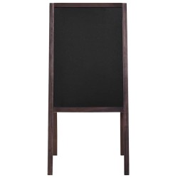 Tableau noir double face Bois de cèdre Autoportant 40 x 60 cm 