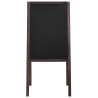 Tableau noir double face Bois de cèdre Autoportant 40 x 60 cm 