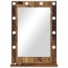 Miroir de Coiffeuse Bois ancien Bois massif 70 x 50 x 18 cm 