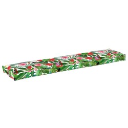 Coussins de Palette pour Banc 2 pcs Jungle Tropical 180x40x8 cm Tissu Oxford 