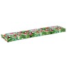 Coussins de Palette pour Banc 2 pcs Jungle Tropical 180x40x8 cm Tissu Oxford 