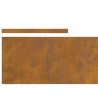 Bordure de jardin Rouillé 450 x 25 cm 