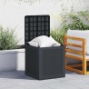 Boîte de Rangement Anthracite 55x53x57 cm PP 