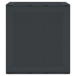 Boîte de Rangement Anthracite 55x53x57 cm PP 