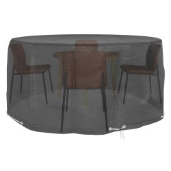Housses pour meubles de jardin 2 pcs 10 œillets Ø230x90 cm rond 