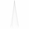 Sapin de Noël sur mât de drapeau 732 LED blanc chaud 300 cm 