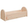 Mangeoire à foin pour lapins 28x10x10 cm bois massif de sapin 