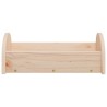 Mangeoire à foin pour lapins 28x10x10 cm bois massif de sapin 