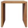Table d'appoint de jardin 45x42,5x45 cm en bois massif de teck 