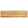 Marches d'escalier 4 pcs marron clair 100x30x2 cm chêne massif 