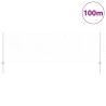 Posts de Clôture 11 pcs U-Channel 80 cm Acier Galvanisé 