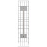 Colonne Gabion avec Robinet d'Eau 100x25x25 cm Acier Inoxydable 304 