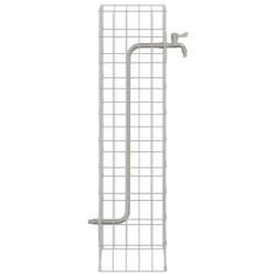 Colonne Gabion avec Robinet d'Eau 100x25x25 cm Acier Inoxydable 304 