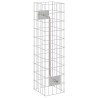 Colonne Gabion avec Robinet d'Eau 100x25x25 cm Acier Inoxydable 304 
