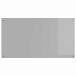 Éclairage de crédence de cuisine Gris clair 110x60x0,6 cm Verre trempé 
