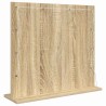 Miroir de vanité avec lumières LED Chêne Sonoma 60x55x18 cm 