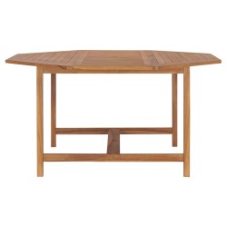 Table de jardin 150x150x75 cm Bois de teck solide 