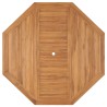 Table de jardin 150x150x75 cm Bois de teck solide 
