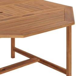 Table de jardin 150x150x75 cm Bois de teck solide 
