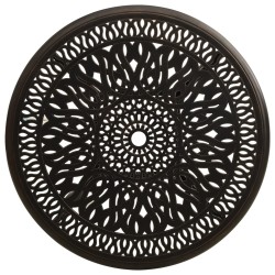 Table de jardin Bronze 90x90x74 cm Aluminium coulé 