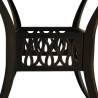 Table de jardin Bronze 90x90x74 cm Aluminium coulé 