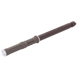Supports de étagère flottante 12 pcs Marron Ø10 x 170 mm Acier 