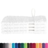 Gants de toilette 4 pcs Blanc 15 x 21 cm Coton 