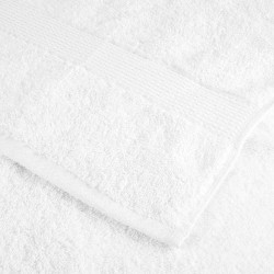 Gants de toilette 4 pcs Blanc 15 x 21 cm Coton 