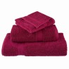 Gants de toilette 4 pcs Bordeaux 15 x 21 cm Coton 