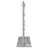 Miroir de vanity avec lumières LED Gris Sonoma 60x55x18 cm 