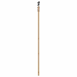 Porte Coulissante avec Ensemble de Quincaillerie 86x211 cm Bois Massif de Pin 