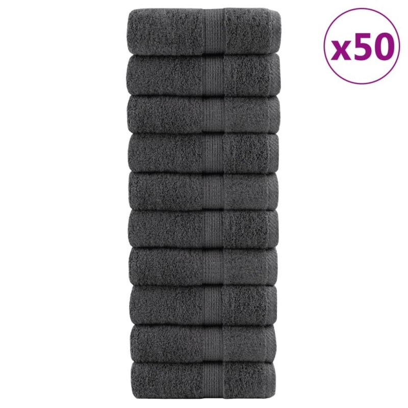 Gants de toilette de qualité supérieure SOLUND 50 pcs 600 g/m² 