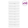 Gants de toilette de qualité supérieure SOLUND 50 pcs blanc 