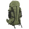 Sac à dos de randonnée vert armée 80 L tissu oxford 