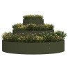 Planteur en métal Acier / Vert olive Acier enduit de poudre 