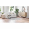 Tapis shaggy avec support en latex Gris 160x160 cm 