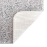Tapis shaggy avec support en latex Gris 160x160 cm 