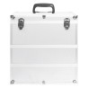 Mallette à maquillage 37x24x40 cm Argenté Aluminium 