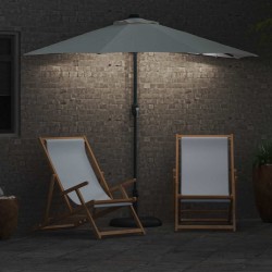 Parasol de jardin Couleur sable 294 x 150 x 223 cm tissu 