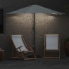Parasol de jardin Couleur sable 294 x 150 x 223 cm tissu 