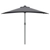 Parasol de jardin Anthracite 294 x 150 x 223 cm tissu 