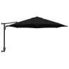 Parasol mural noir 250 cm 