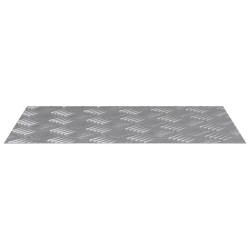 Plaques en alu avec motif en losange - 2 pièces - Antidérapantes - 60x40 cm 