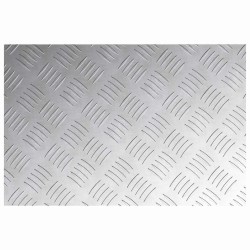 Plaques en alu avec motif en losange - 2 pièces - Antidérapantes - 60x40 cm 