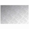 Plaques en alu avec motif en losange - 2 pièces - Antidérapantes - 60x40 cm 
