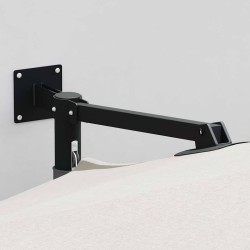Parasol de jardin mural sable 250 cm 