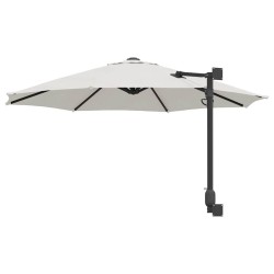 Parasol de jardin mural sable 250 cm 